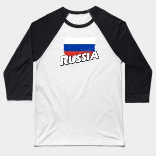 Russia flag Baseball T-Shirt